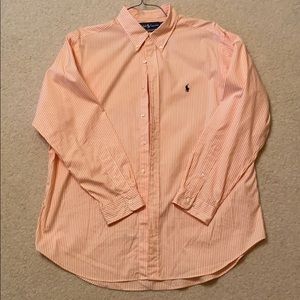 Polo Ralph Lauren orange stripe polo